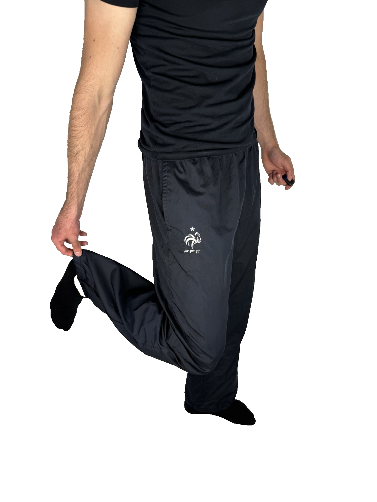 Nike Frankreich Track Pants 2012 – Nylon, Baggy Fit, Größe L