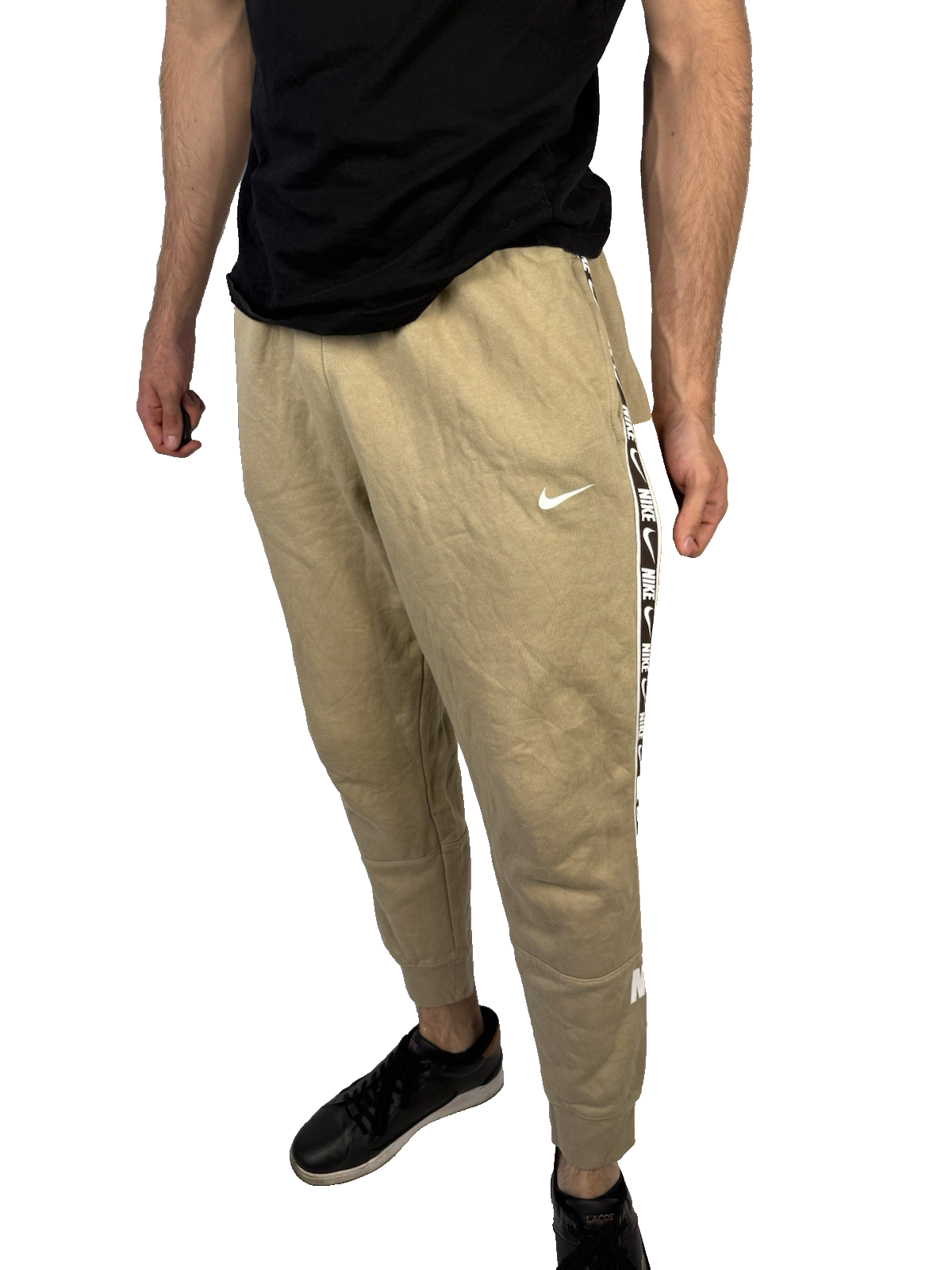 Nike Track Pants – Beige / Creme – Größe M – Standard Fit