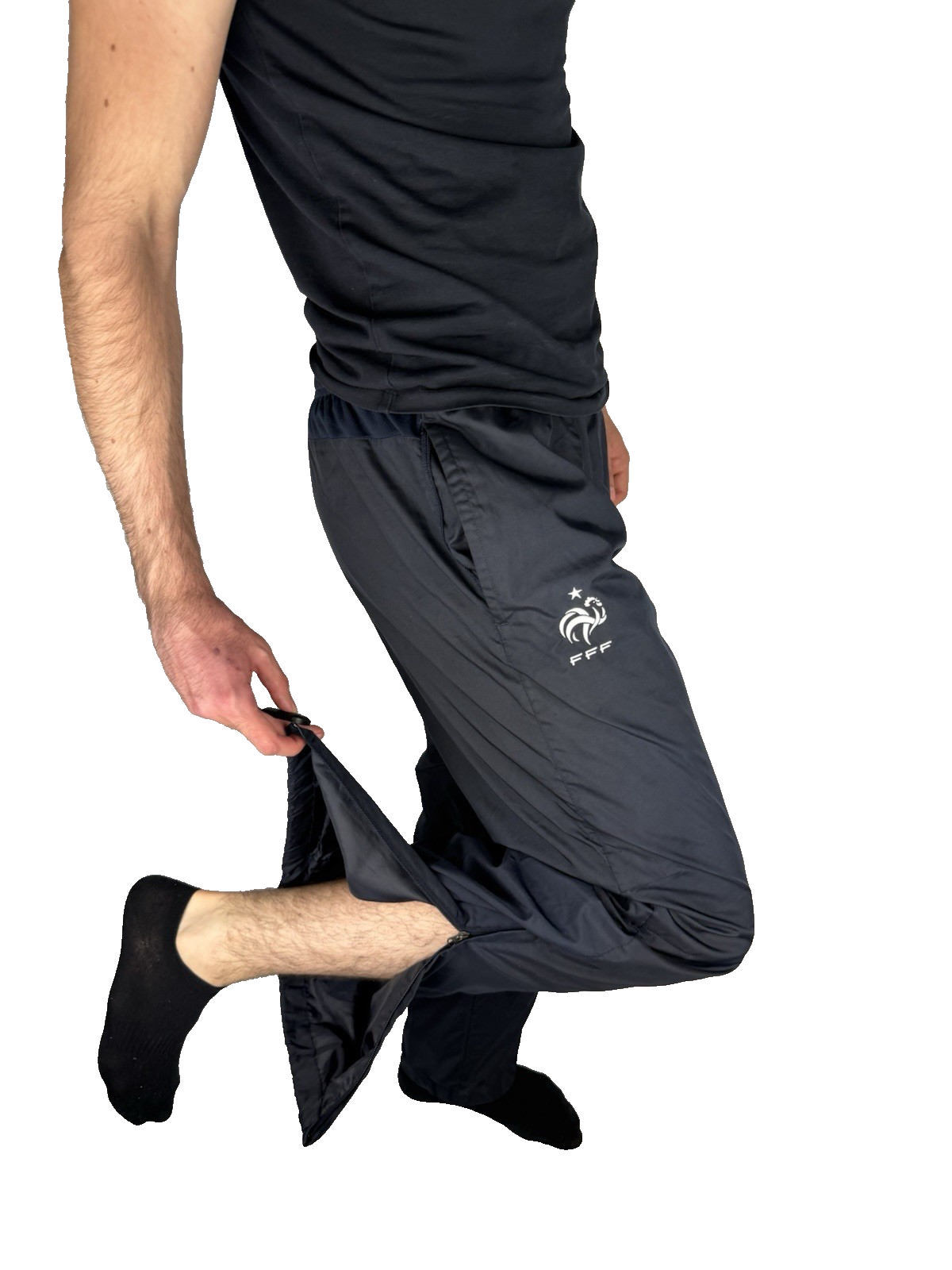 Nike Frankreich Track Pants 2012 – Nylon, Baggy Fit, Größe L