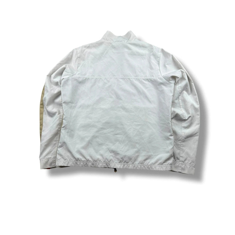 Nike Track Jacket – Weiß/Gold – Damen L (Baggy Fit) premium