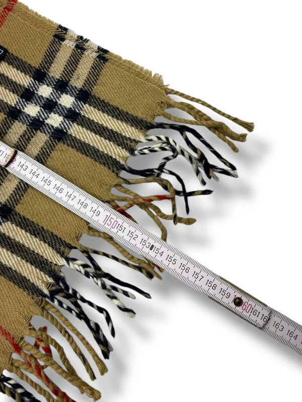 Burberry Schal – Beige – 100 % Lammwolle – 1.09