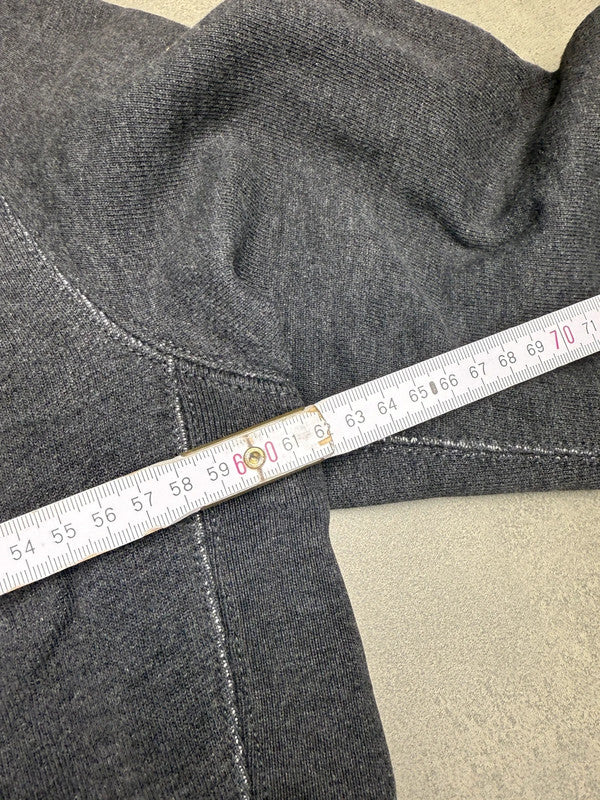 Ralph Lauren Zip Hoodie – Grau – Distressed Edition – Größe L