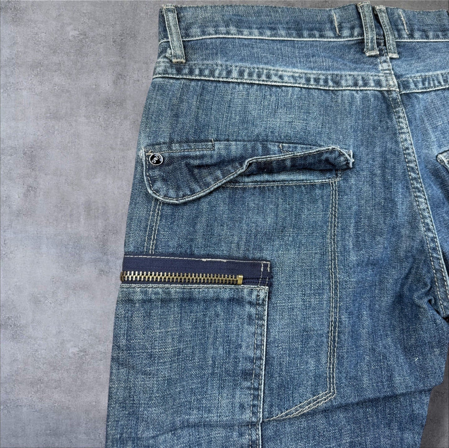 Dolce & Gabbana Vintage Jeans – Light Blue – Herren W34–35 – Baggy Fit
