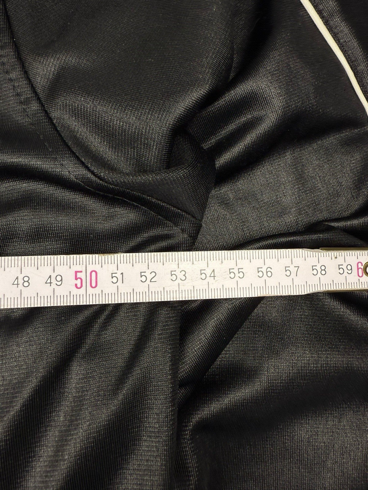 Italia Track Jacket – Schwarz – Größe M – Glänzend