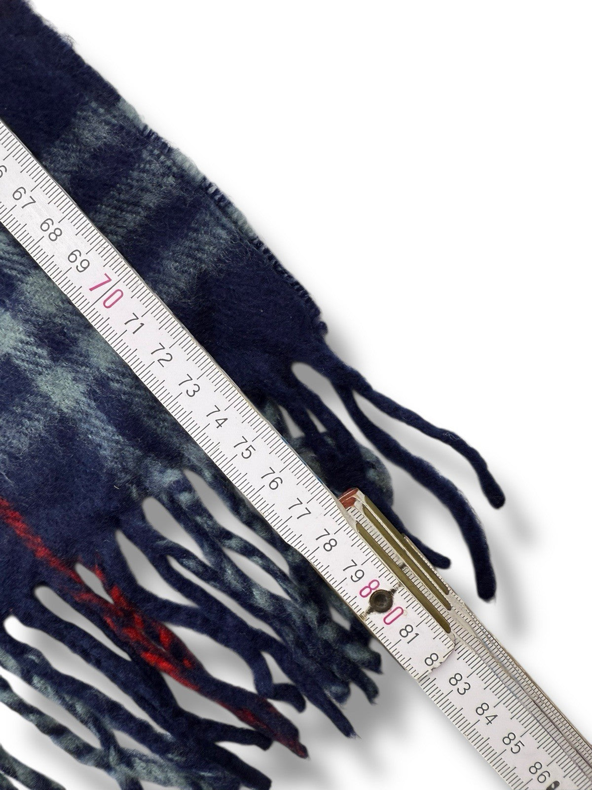 Burberry Schal – Blau – Classic Check – 100 % Lammwolle