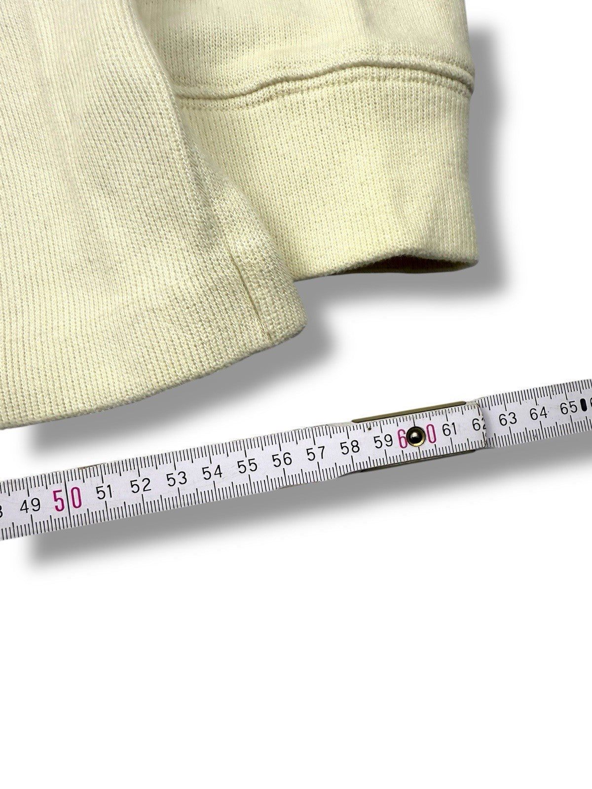 Ralph Lauren Sweater – Weiß – Größe M – Feinstrick Quarter ZIP Pullover