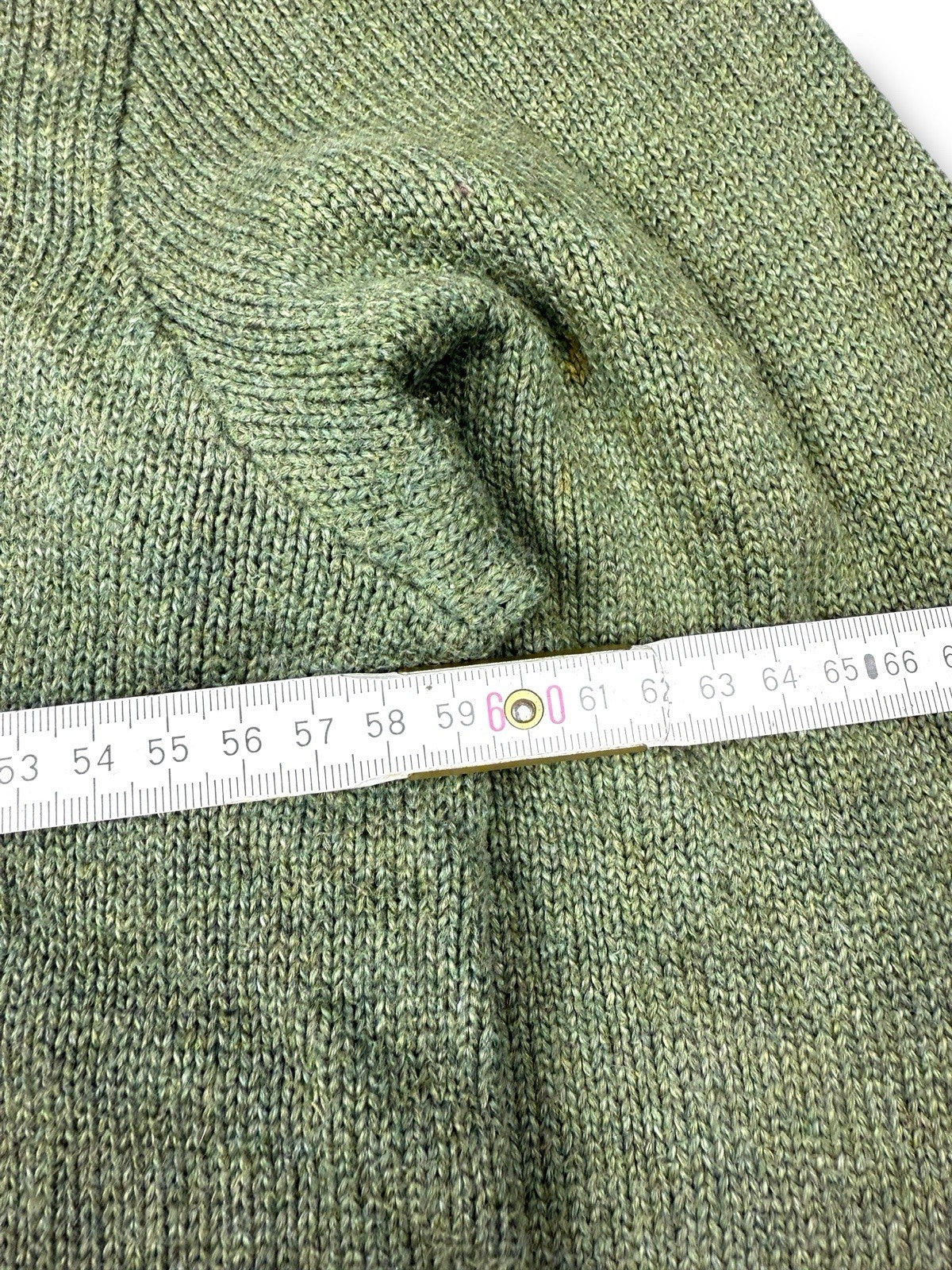 Ralph Lauren Sweater – Grün – Größe XL – Heavyweight Cotton Quarter ZIP Pullover