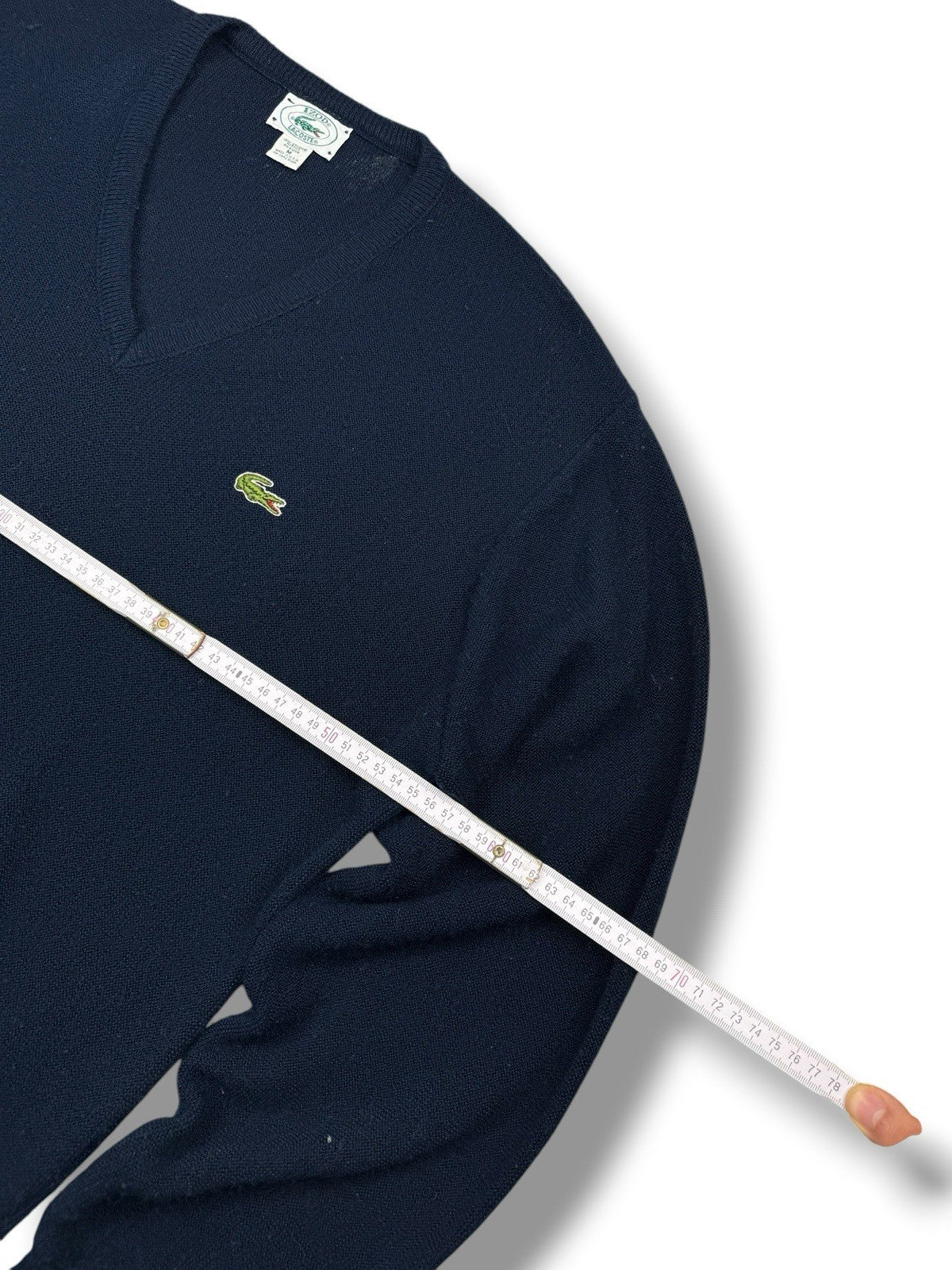 IZOD Lacoste Wollsweater – Grau – Größe M