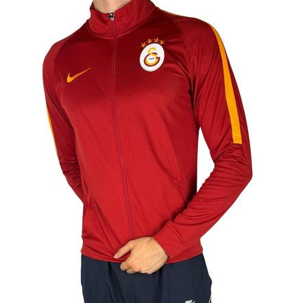 Vintage Nike Jacke Galatasaray – Rot, Größe L, Original Teamwear