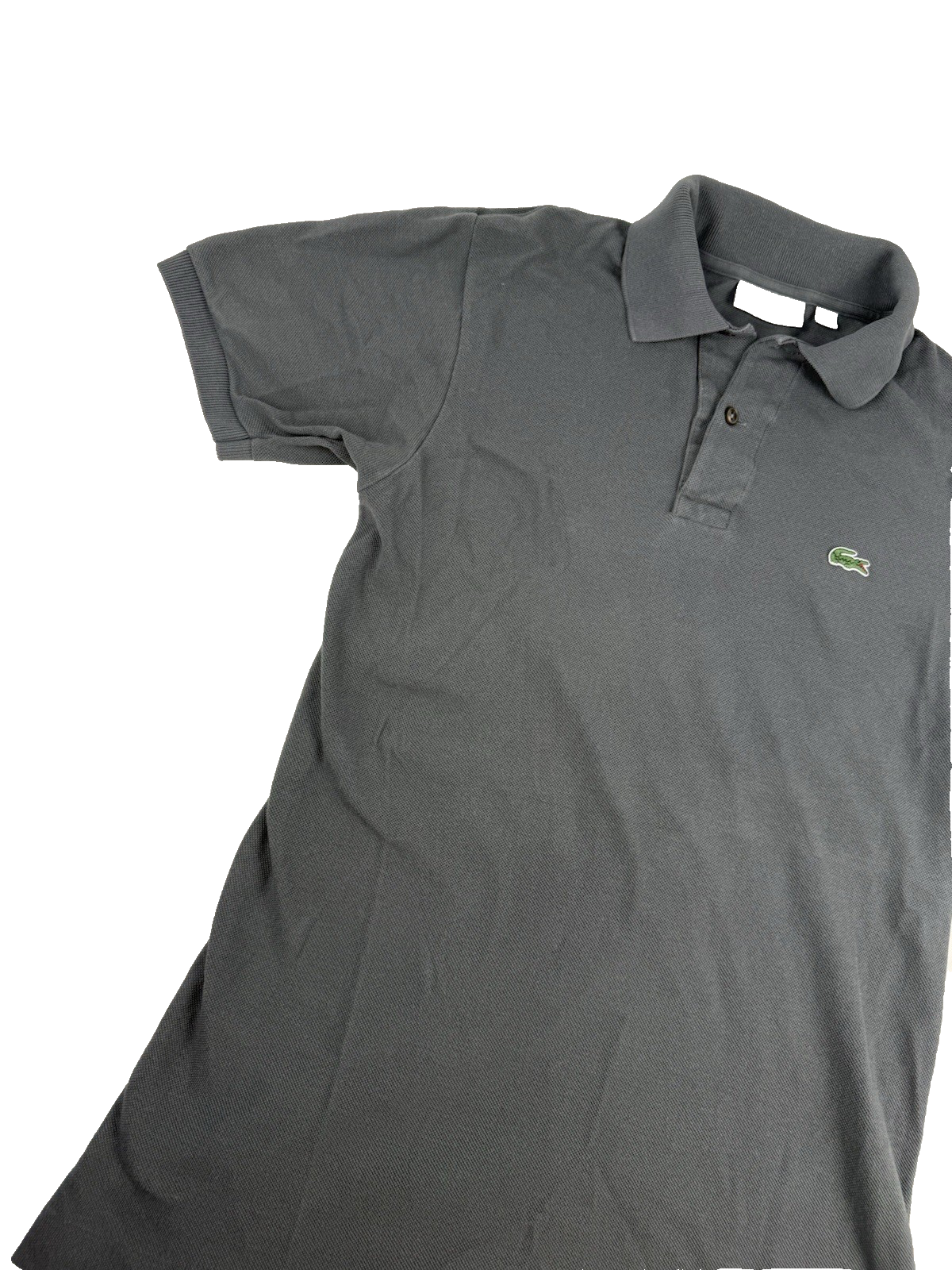 Lacoste Polo Shirt – Grau, Größe S (FR 3 / US S), klassisches Krokodillogo