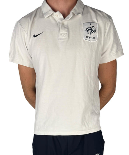 Nike Frankreich Nationalmannschaft T-Shirt – Weiß, Baggy Boxy Fit – Größe M-L