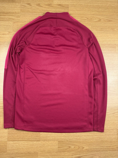 Atletico Madrid Trainingsjacke Quarterzip – Nike, Größe S, Burgunderrot