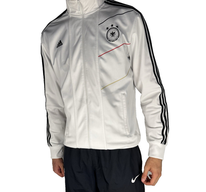 Adidas Deutschland Fußball Jacke 2012 – Vintage DFB Jacke Weiß, Größe L