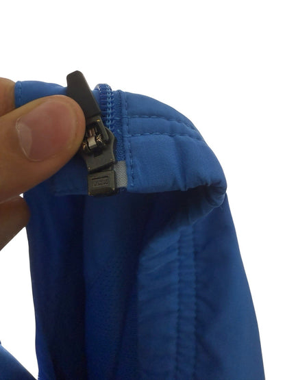 Vintage Nike Trackjacke – Hellblau & Schwarz, Größe M, 90s Look