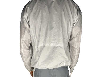 Nike Track Club Jacke Weiß – Nylon Lightweight, Größe M, Top Zustand