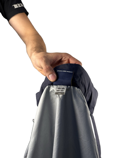 Vintage England Umbro Regenjacke – Dunkelblau – Größe L Vintage retro rare