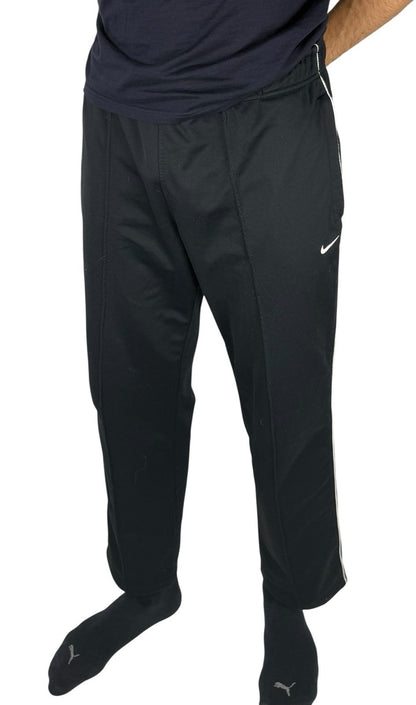 Nike Jogginghose Polyester – Schwarz, Größe M, Baggy Fit Mini Swoosh
