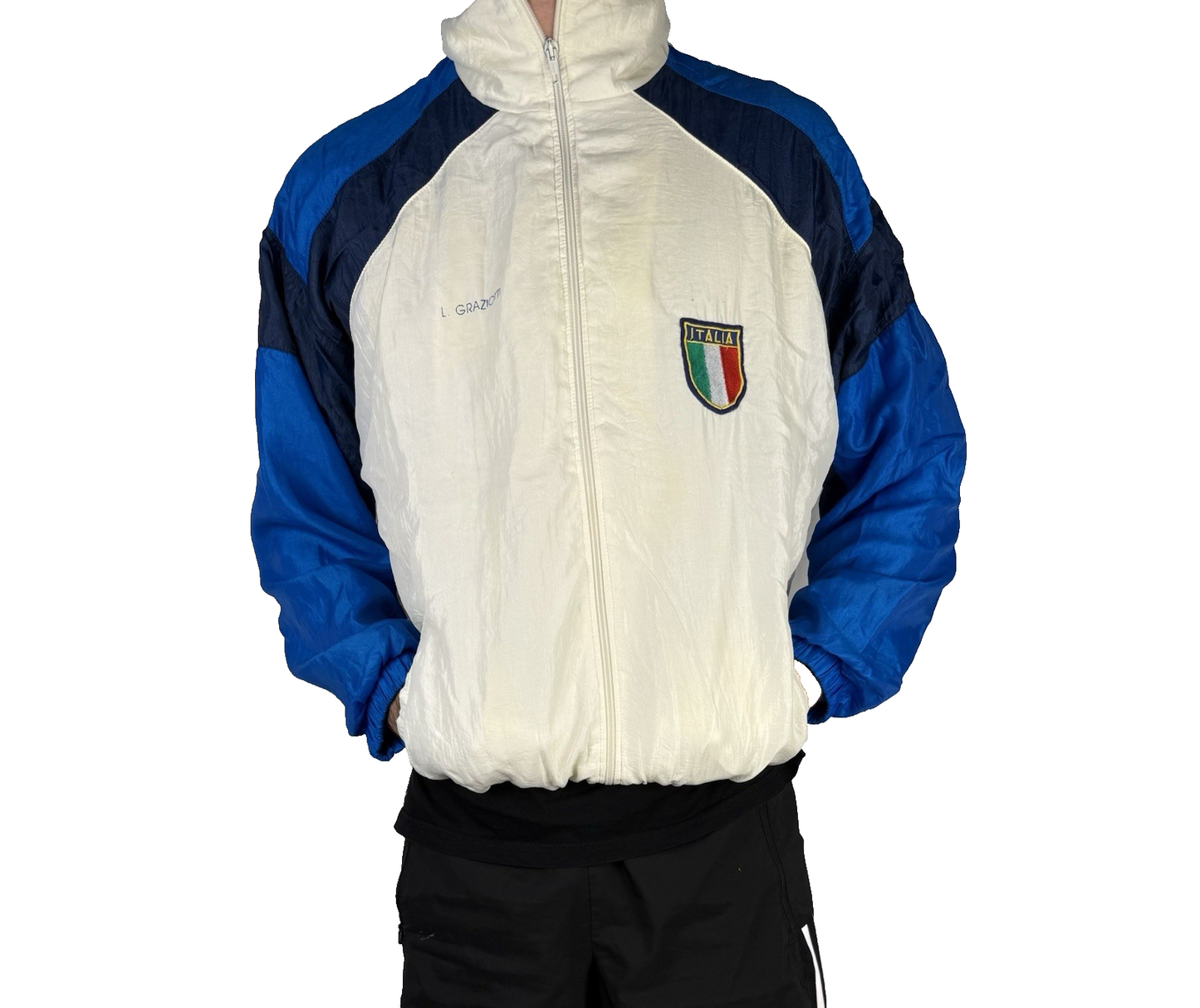 Vintage Skuola Nazionale Maestri Italia Jacke – Baggyfit – Größe M
