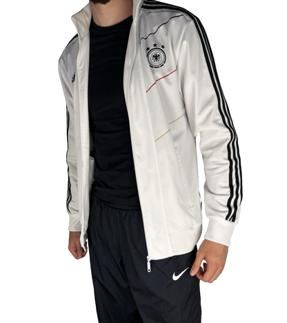 Adidas Deutschland Fußball Jacke 2012 – Vintage DFB Jacke Weiß, Größe L