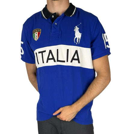 Polo Ralph Lauren Italien Polo Shirt – Big Pony, Blau, Größe XL