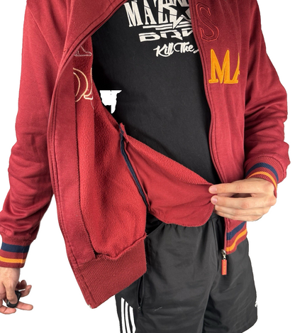 AS Roma Jacke – Rot Größe M Vintage
