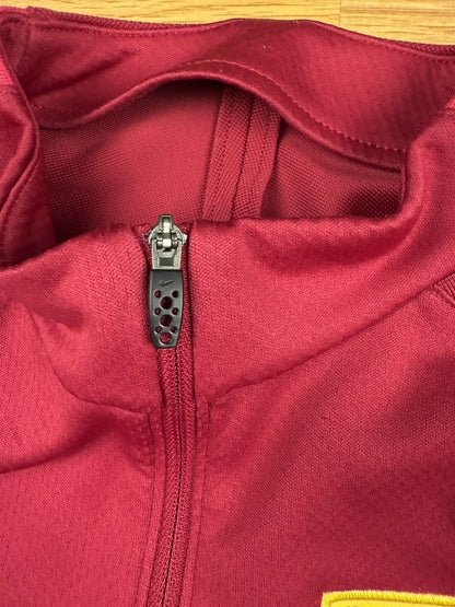 Atletico Madrid Trainingsjacke Quarterzip – Nike, Größe S, Burgunderrot