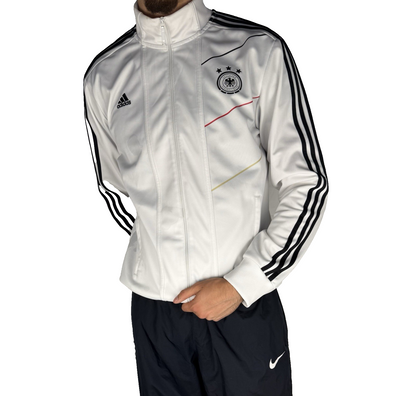 Adidas Deutschland Fußball Jacke 2012 – Vintage DFB Jacke Weiß, Größe L