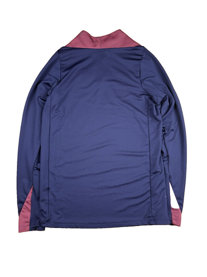 Nike England Trainingsjacke Quarter Zip – Dunkelblau, Größe S, Slimfit, 2024