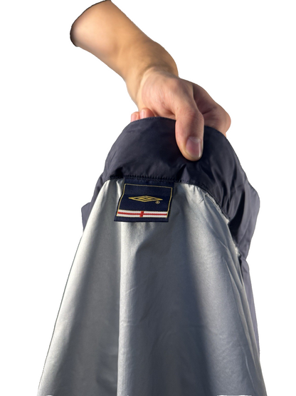 Vintage England Umbro Regenjacke – Dunkelblau – Größe L Vintage retro rare