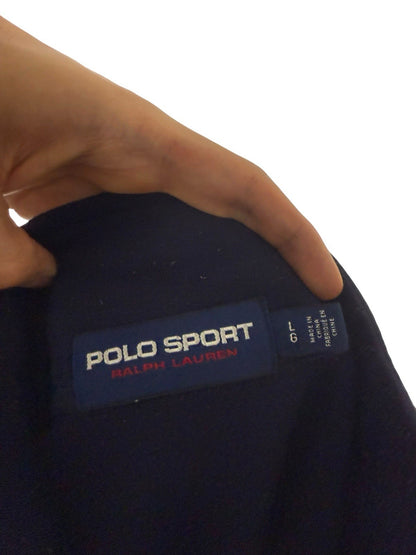 Polo Sport Ralph Lauren Quarterzip Pullover – Navyblau, 100 % Baumwolle L
