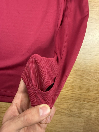 Atletico Madrid Trainingsjacke Quarterzip – Nike, Größe S, Burgunderrot