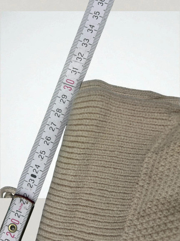 Premium Jogger – Beige – Grobstrick – Damen S