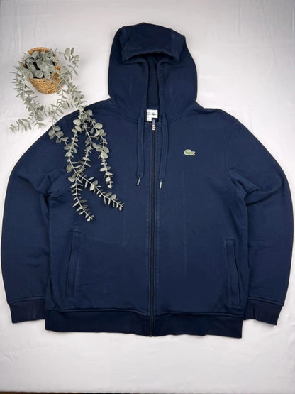 Lacoste Sport – Zip-Pullover – Navyblau – Größe M