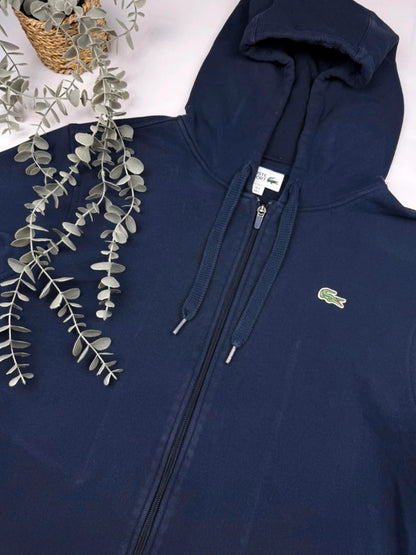 Lacoste Sport – Zip-Pullover – Navyblau – Größe M