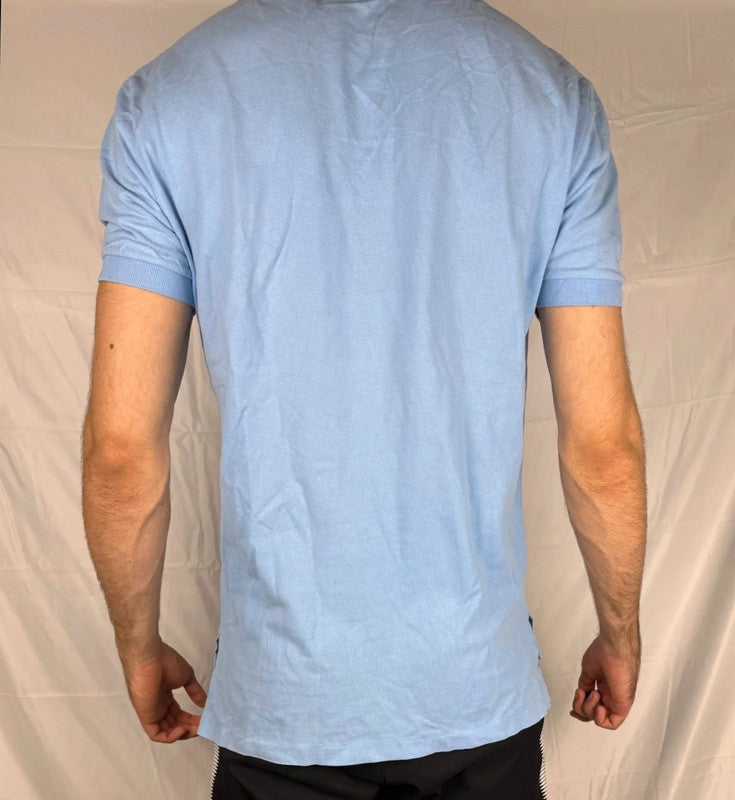 Ralph Lauren Polo Shirt Hellblau Kurzarm – Slimfit – Größe L