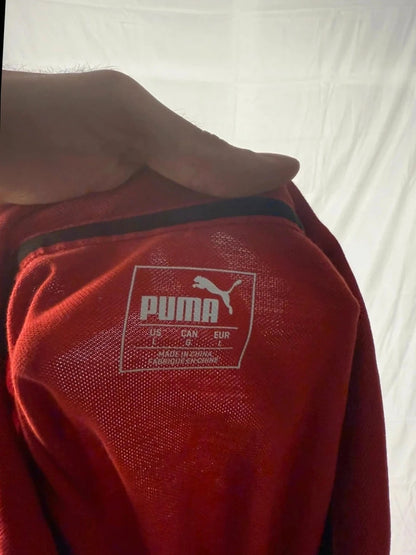 Ferrari x Puma Polo Shirt – Rot-Schwarz | Größe L (fällt wie M) chemise - shirt - camicia
