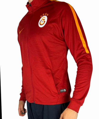 Vintage Nike Jacke Galatasaray – Rot, Größe L, Original Teamwear jasje - veste- giacca