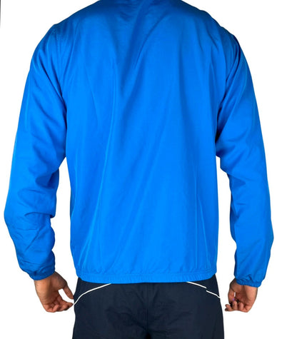 Vintage Nike Trackjacke – Hellblau & Schwarz, Größe M, 90s Look jasje - veste- giacca