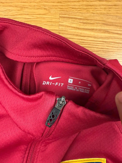 Atletico Madrid Trainingsjacke Quarterzip – Nike, Größe S, Burgunderrot jasje - veste- giacca