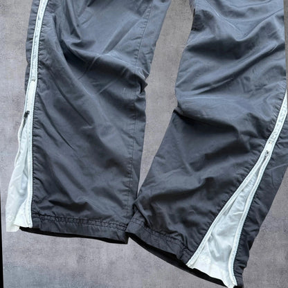 Nike Track Pants – Schwarz – Baggy Fit – Herren S – Nylon – Open Leg