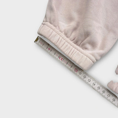 PUMA – Pinker Tracksuit mit silbernem Logo & Backprint – Größe S