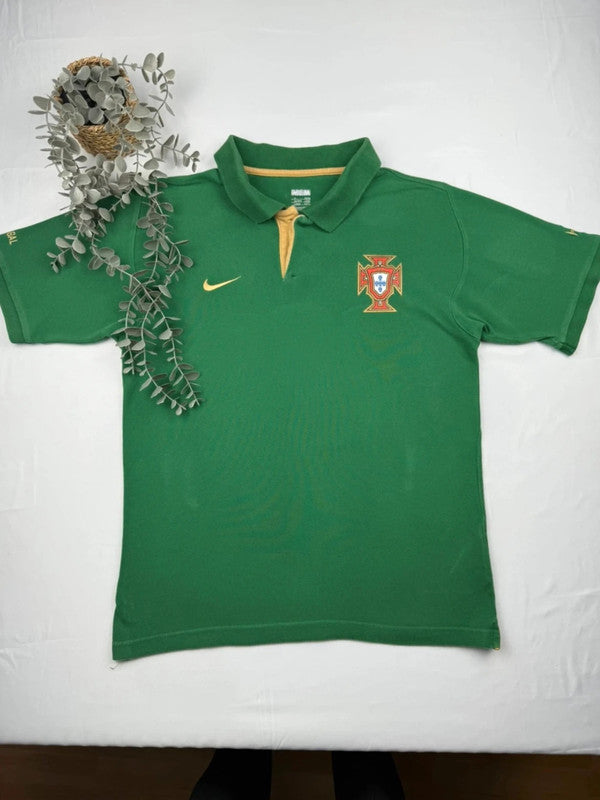 Nike – Portugal Polo Shirt – Grün – Größe M
