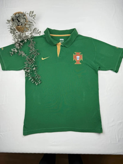 Nike – Portugal Polo Shirt – Grün – Größe M