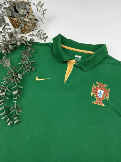 Nike – Portugal Polo Shirt – Grün – Größe M