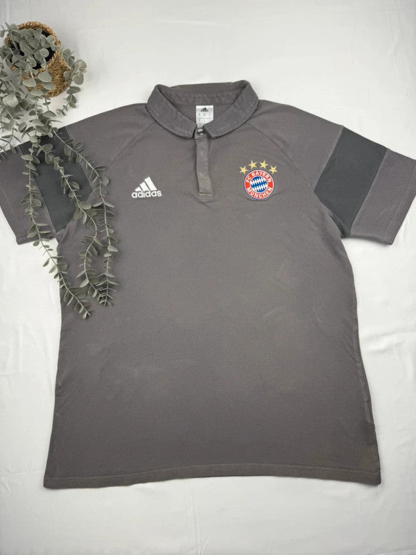 Adidas – FC Bayern München Polo Shirt – Grau – Größe XL