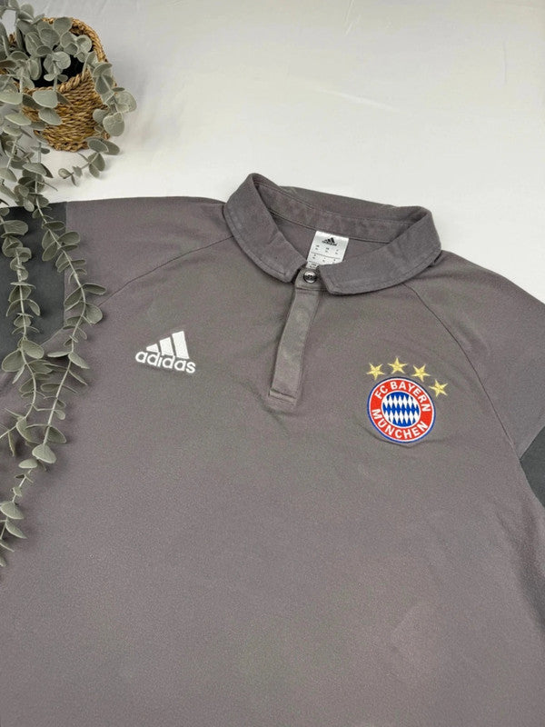 Adidas – FC Bayern München Polo Shirt – Grau – Größe XL