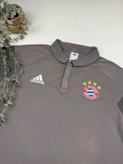 Adidas – FC Bayern München Polo Shirt – Grau – Größe XL