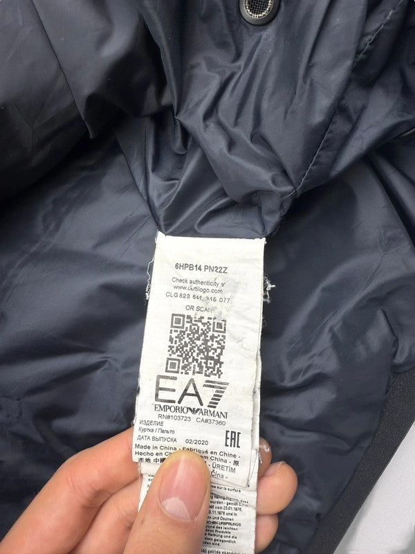 Emporio Armani EA7 Daunenjacke – Schwarz – Größe L