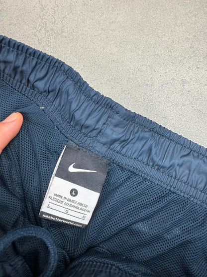 Nike Track Pants – Marine/Weiß – größe L (Gummizug defekt links) baggy y2k