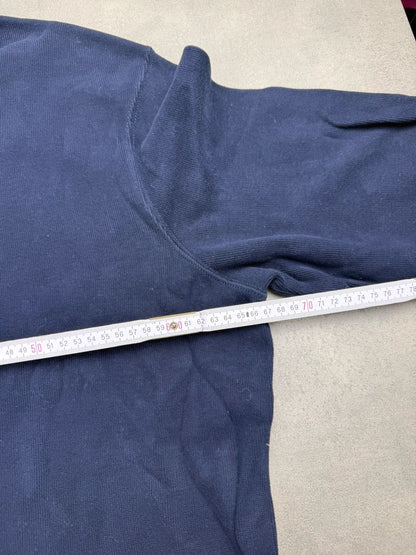 Ralph Lauren Quarter Zip – Marineblau – Feinstrick – Größe XL